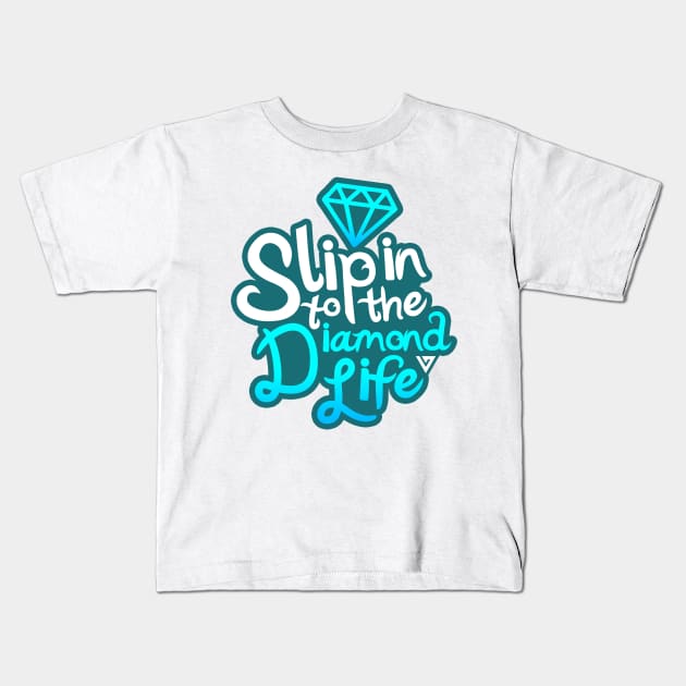 SEVENTEEN Diamond Life Kids T-Shirt by skeletonvenus